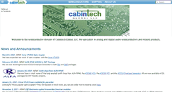 Desktop Screenshot of cabintechglobal.com